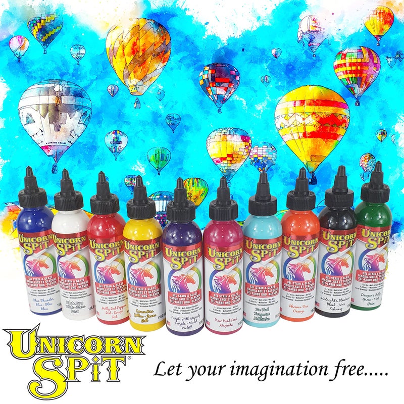 Unicorn SPiT 5770003 Gel Stain and Glaze, Phoenix Fire 4.0 FL OZ Bottle, Orange - Image 5